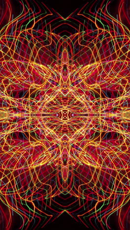 patrón de luz abstracto video vertical