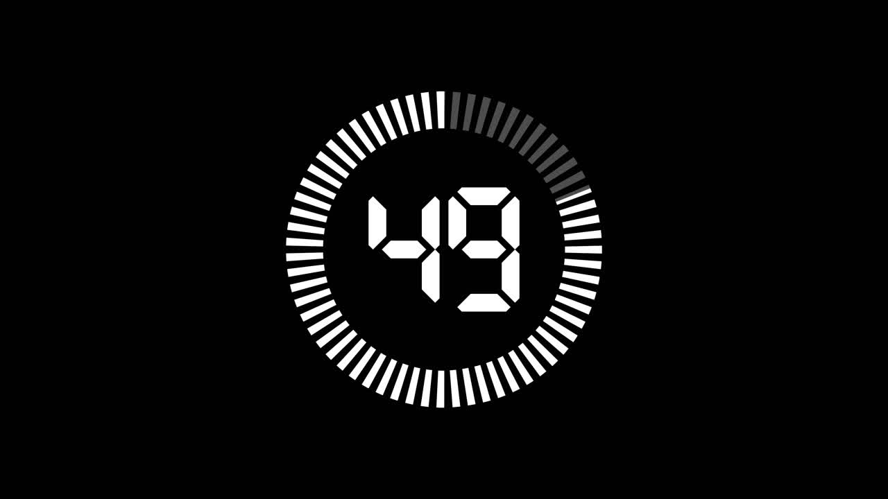 Digital Countdown Timer
