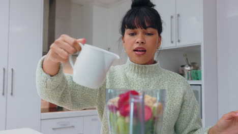 vegan woman, healthy smoothie