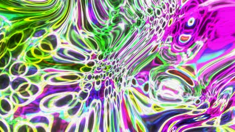 movimiento abstracto, colorido y suave infinito o bucle sin costuras.
