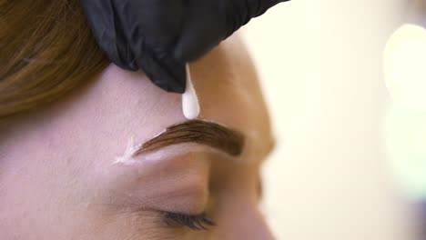 eyebrow tinting procedure