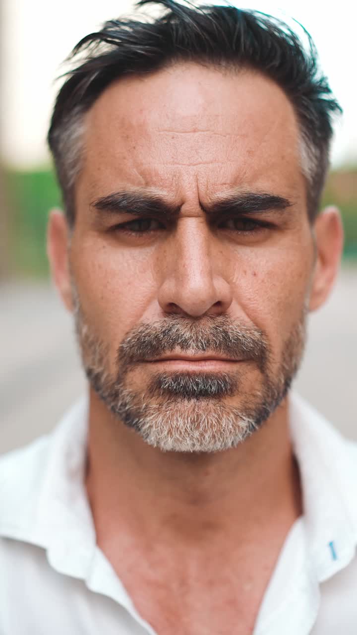 Portrait of a smiling man with a beard