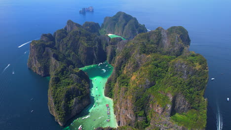 las islas tropicales de phi leh en el exótico tailandia