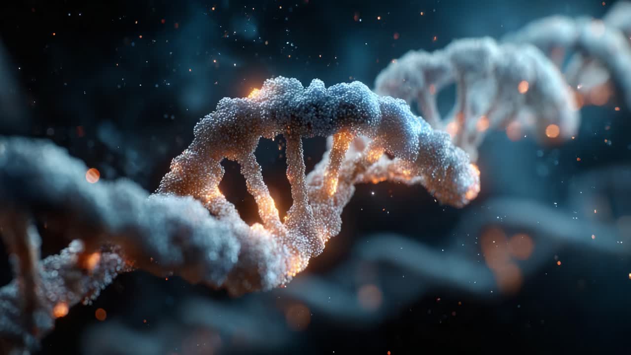 Exploring the Complex Beauty of DNA: A Detailed Visual Journey Through the Intricate Structure of Genetic Material That Powers Life