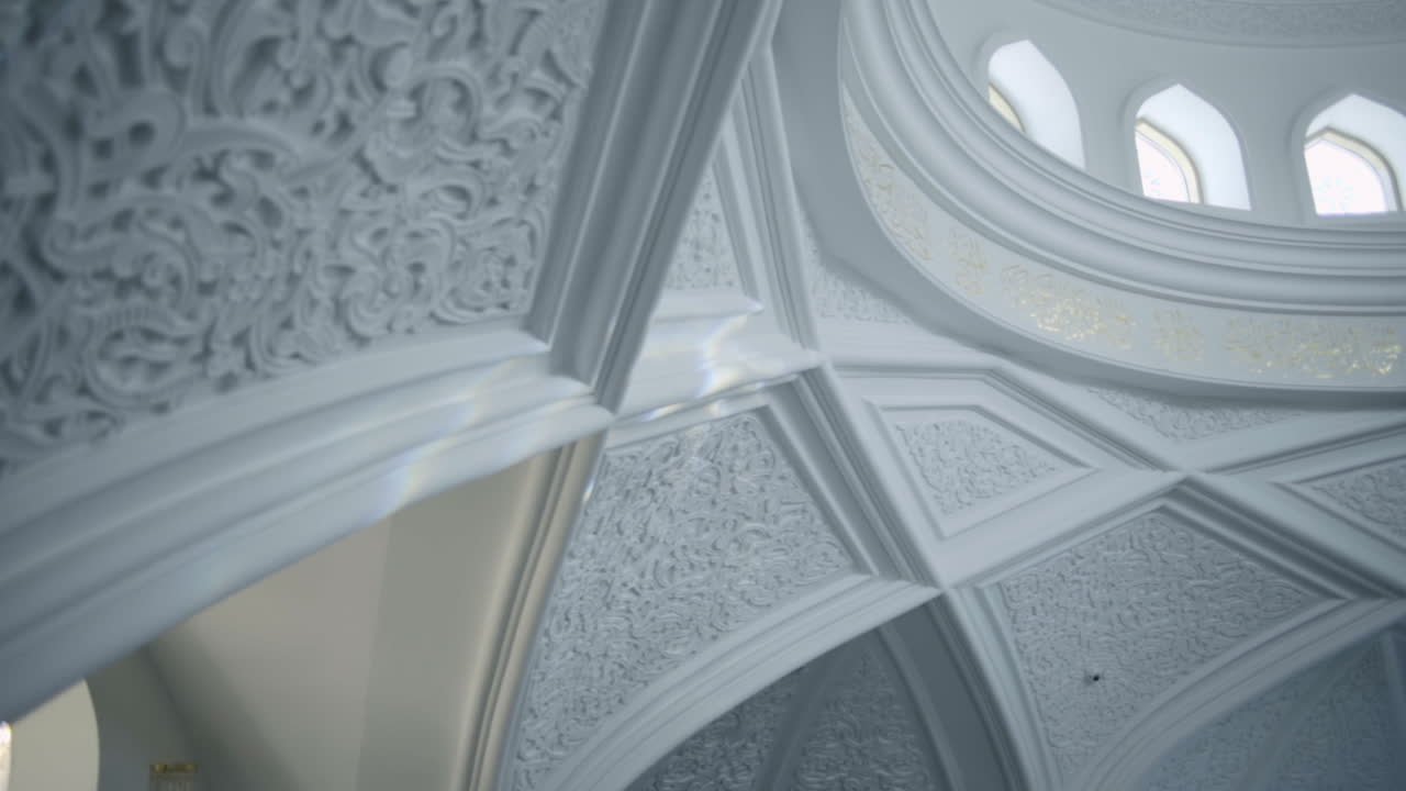 детали внутреннего потолка мечети