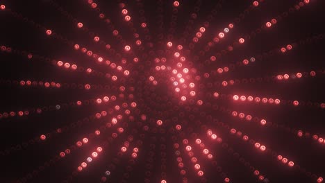 abstract glowing red radial pattern