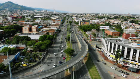 aerial view of bridge and highway