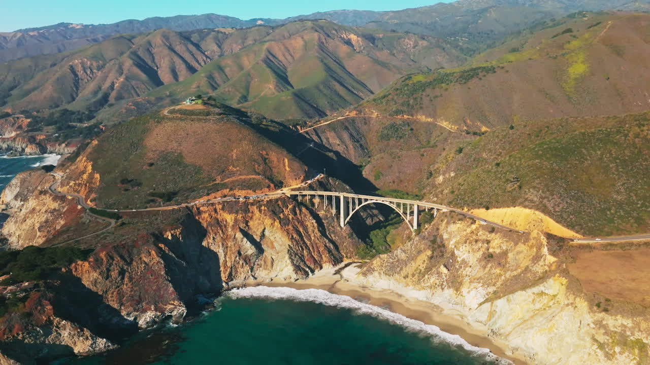 Big Sur Bridge and Coastal Landscape