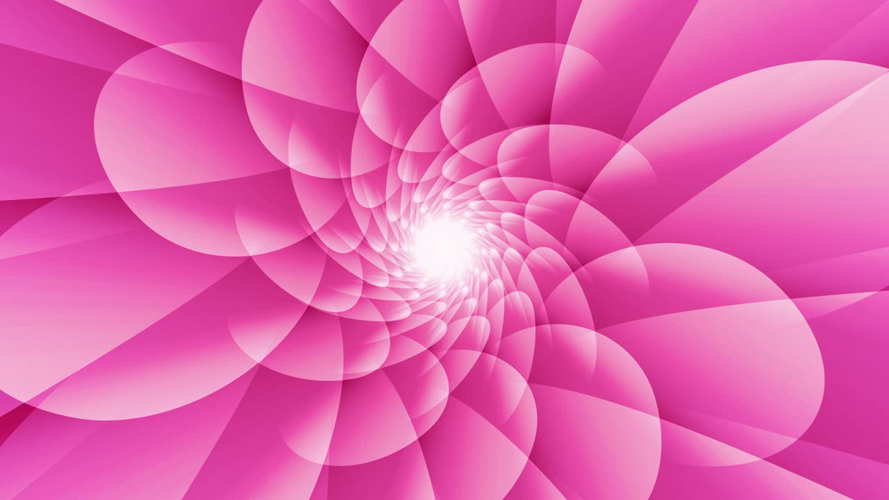 розовый цветочный абстрактный сферический петлевый фон