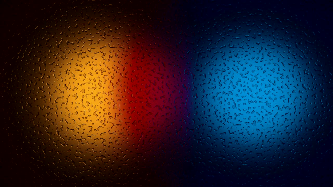 Motion of the lights behind the glass, 3d rendering.