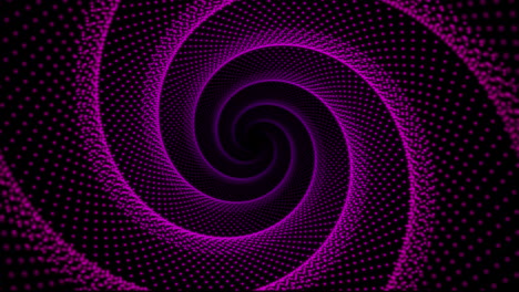 vórtice en espiral de punto rosado