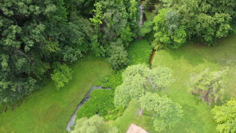 Imágenes-Aéreas-Del-Río-Michigan-Con-Drones-Del-Condado-De-Baldwin-Michigan