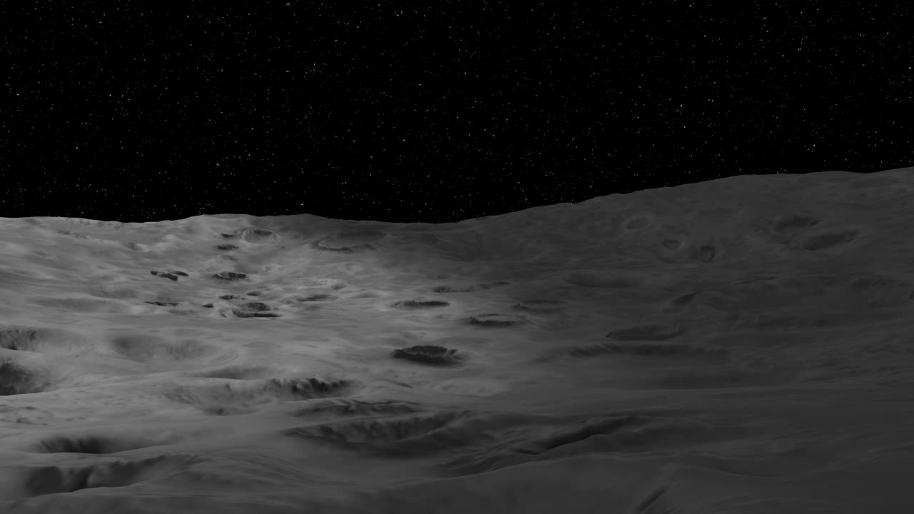 Dark Shadow casting moon surface during eclipse