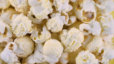 top view of fresh, sweet popcorn