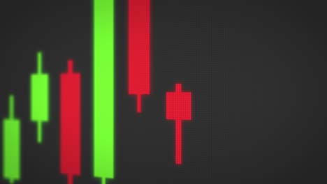 Trading-Candlesticks-Auf-Schwarzem-Bildschirm-Verfolgen