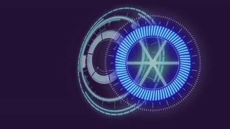 animación del escaneo del alcance y el procesamiento de datos en la pantalla