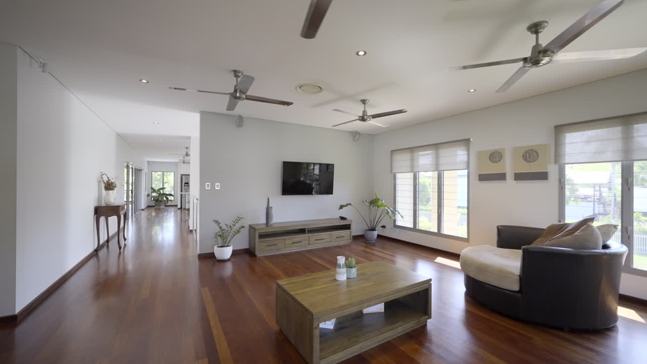 Contemporary modern spacious living lounge room