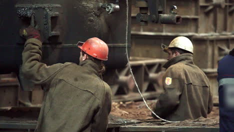 industrial workers in a factory