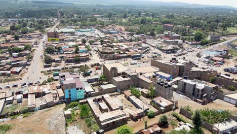 nairobi aerial cityscape kenya city skyline modern district