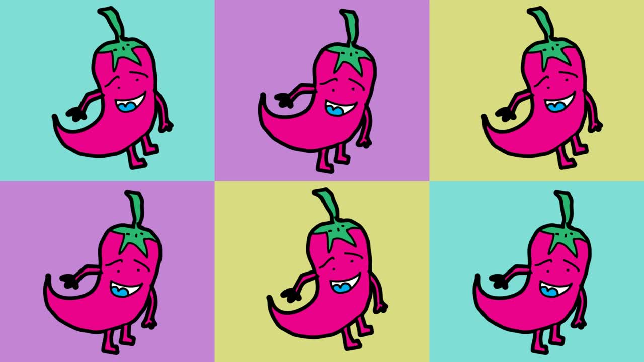 niños dibujando arte pop fondo sin costuras con tema de chile