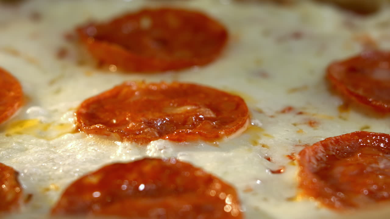 Close-up of Pepperoni Pizza