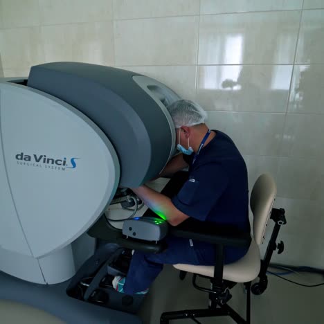 medical operation involving robot