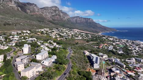 camps bay beach at cape town in western cape south africa