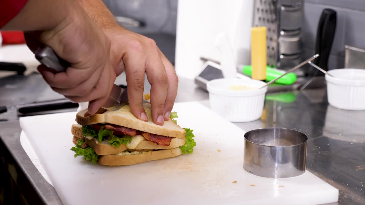 Making a delicious sandwich
