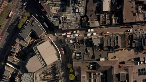 Top-down-aerial-shot-over-chapel-market-road-Angel