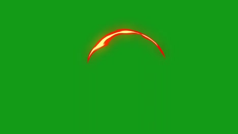 circling fire green screen motion graphics