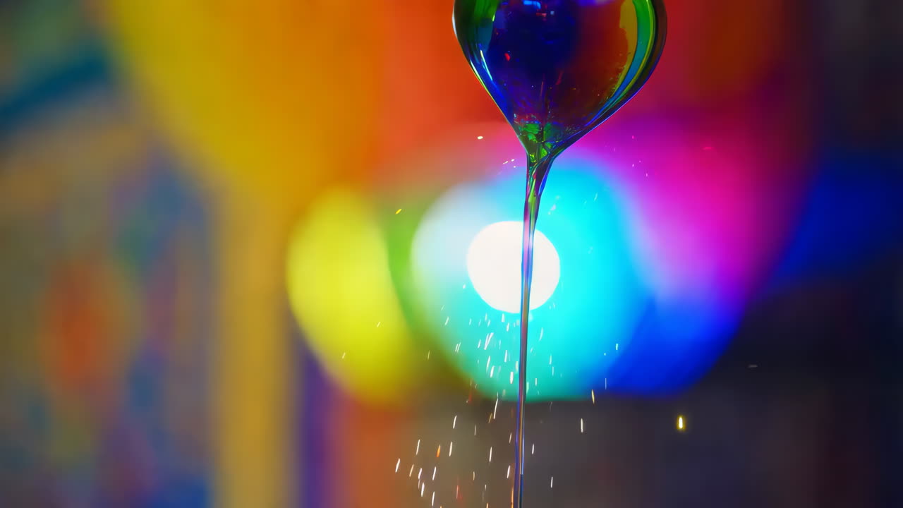 Colorful Liquid Pouring