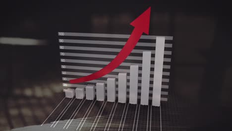 Diagramm,-Das-Sich-Mit-Einem-Roten-Pfeil-Bewegt,-Der-4k-Nach-Oben-Zeigt