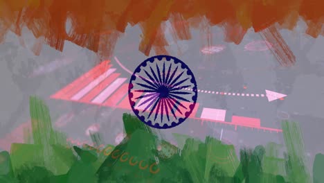 Composition-of-covid-19-cells-and-statistics-over-indian-flag