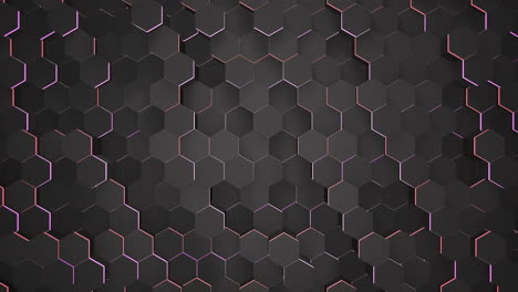 motion dark black hex grid background 48