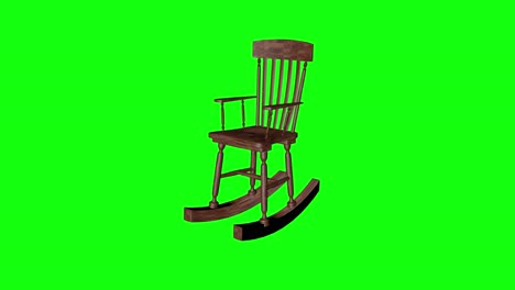 8-animations-3d-antique-wood-rocking-chair-green-screen