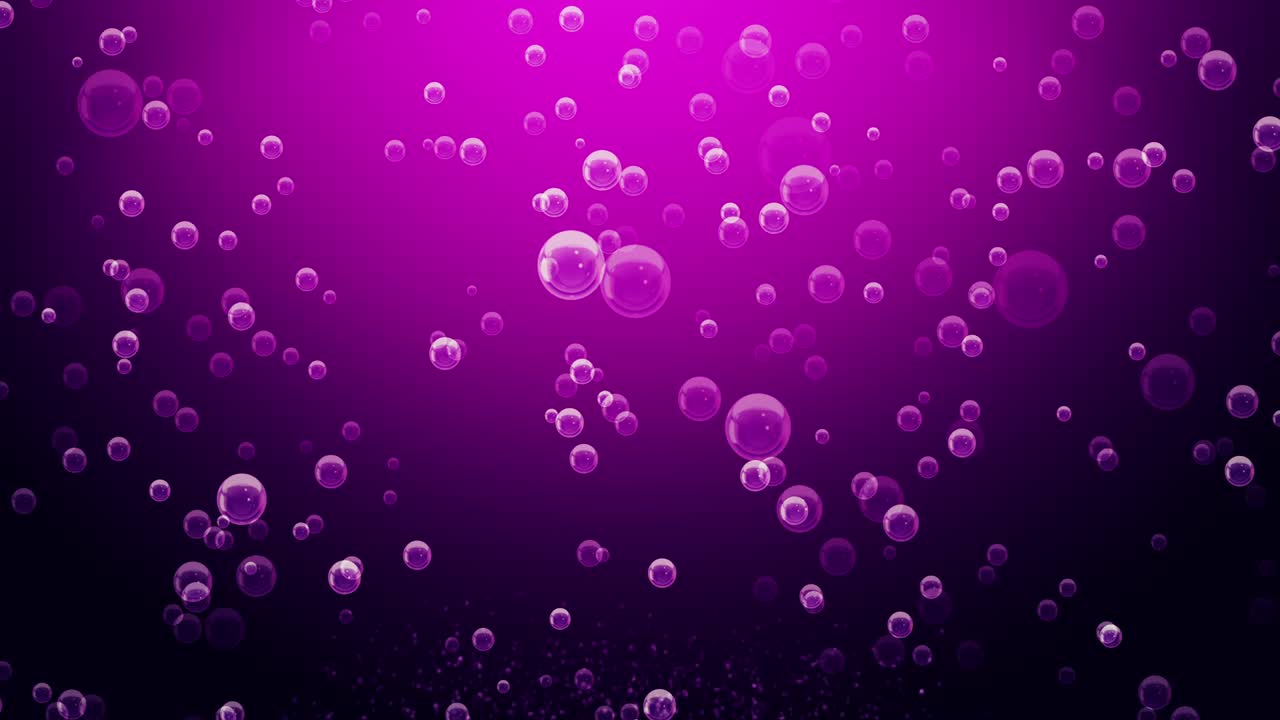 эфервеценционные пузырьки на розовом фоне, петля