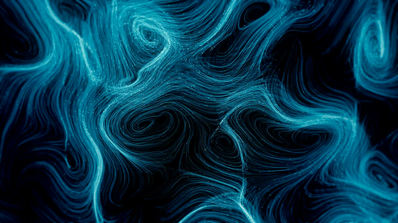 rutas giratorias abstractas, un bucle sin costuras.