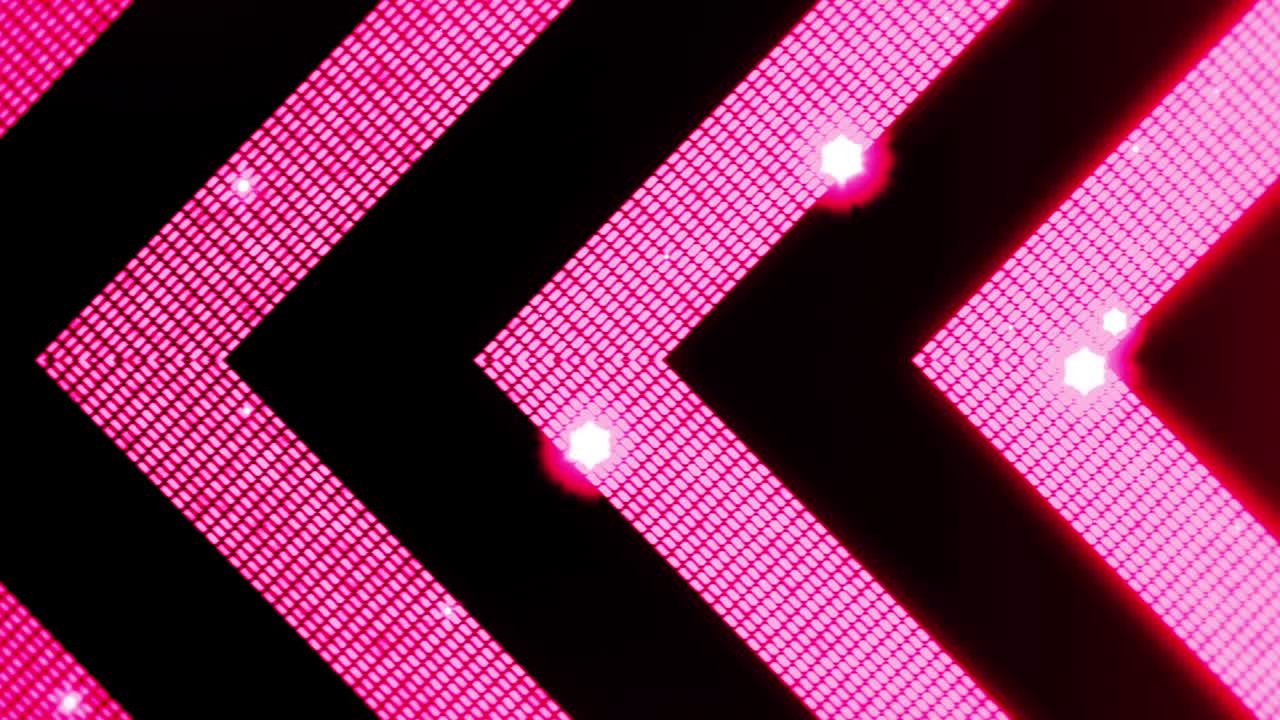 Elegantní červené linky s třpytivými čtvercovými prvky. Abstraktní luxusní pozadí. Moderní geometrický koncept. Smyčková animace.