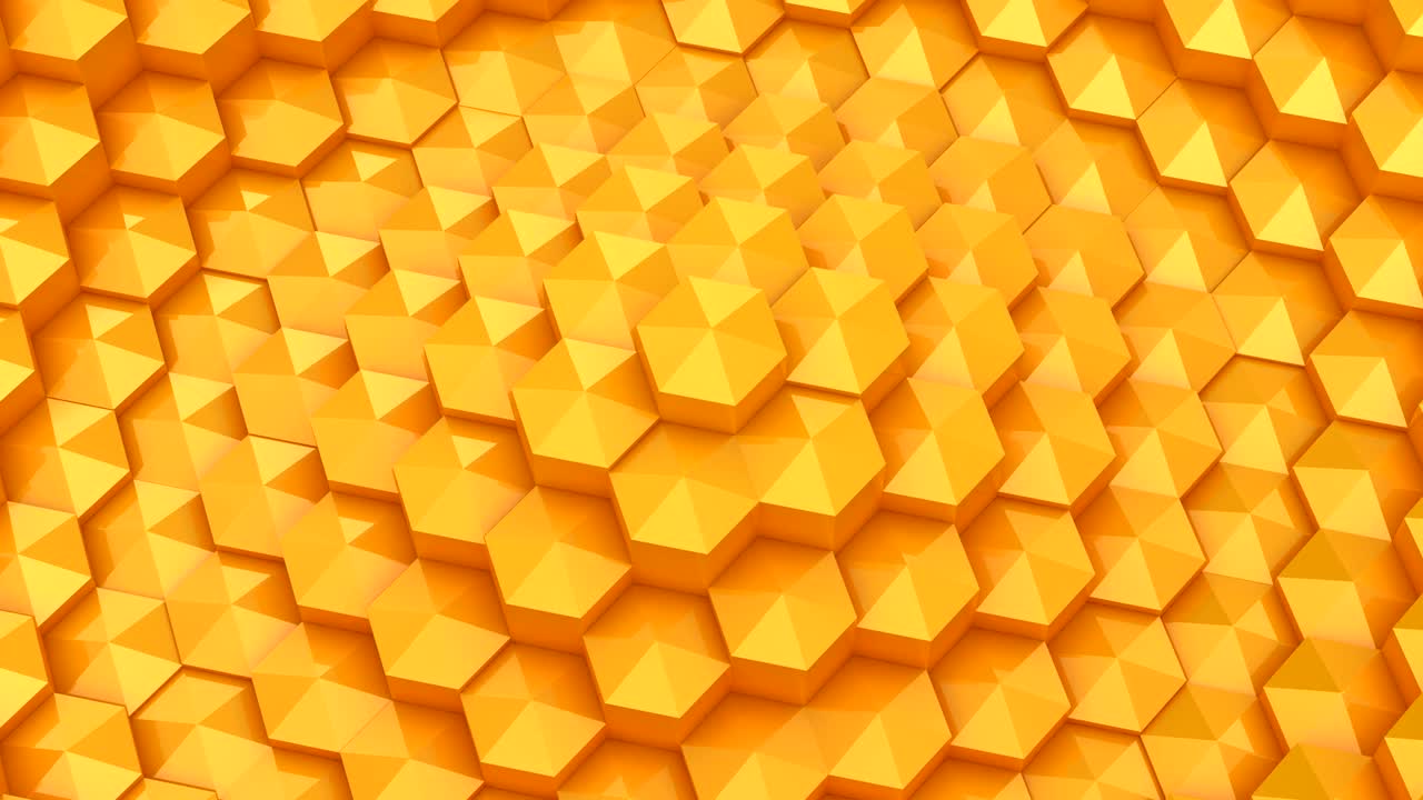 Hexagons Formed A Wave