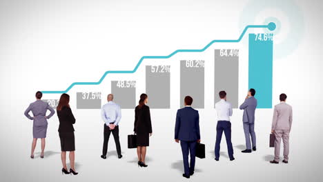 Business-team-watching-success-chart