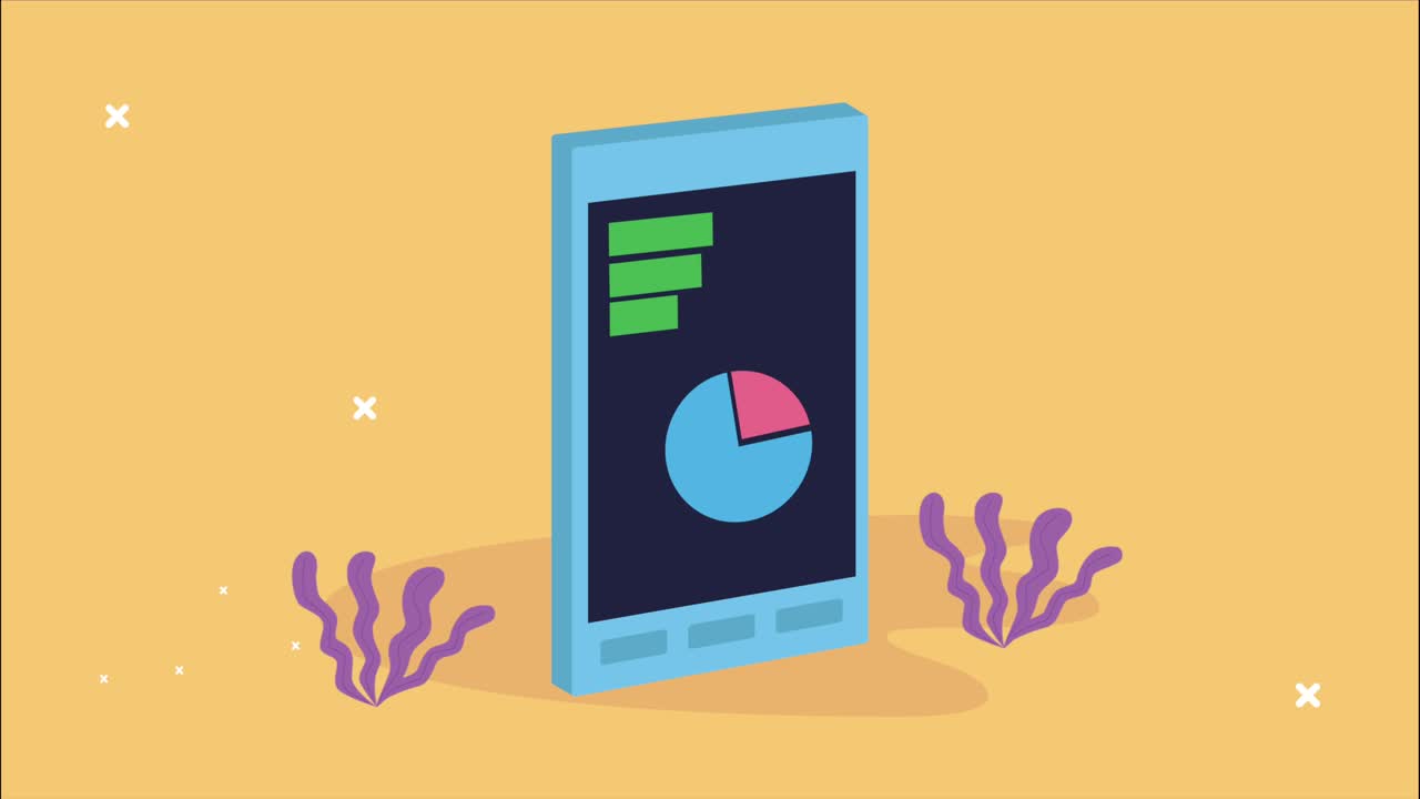 dispositivo de teléfono inteligente con tecnología de comercio electrónico de estadísticas