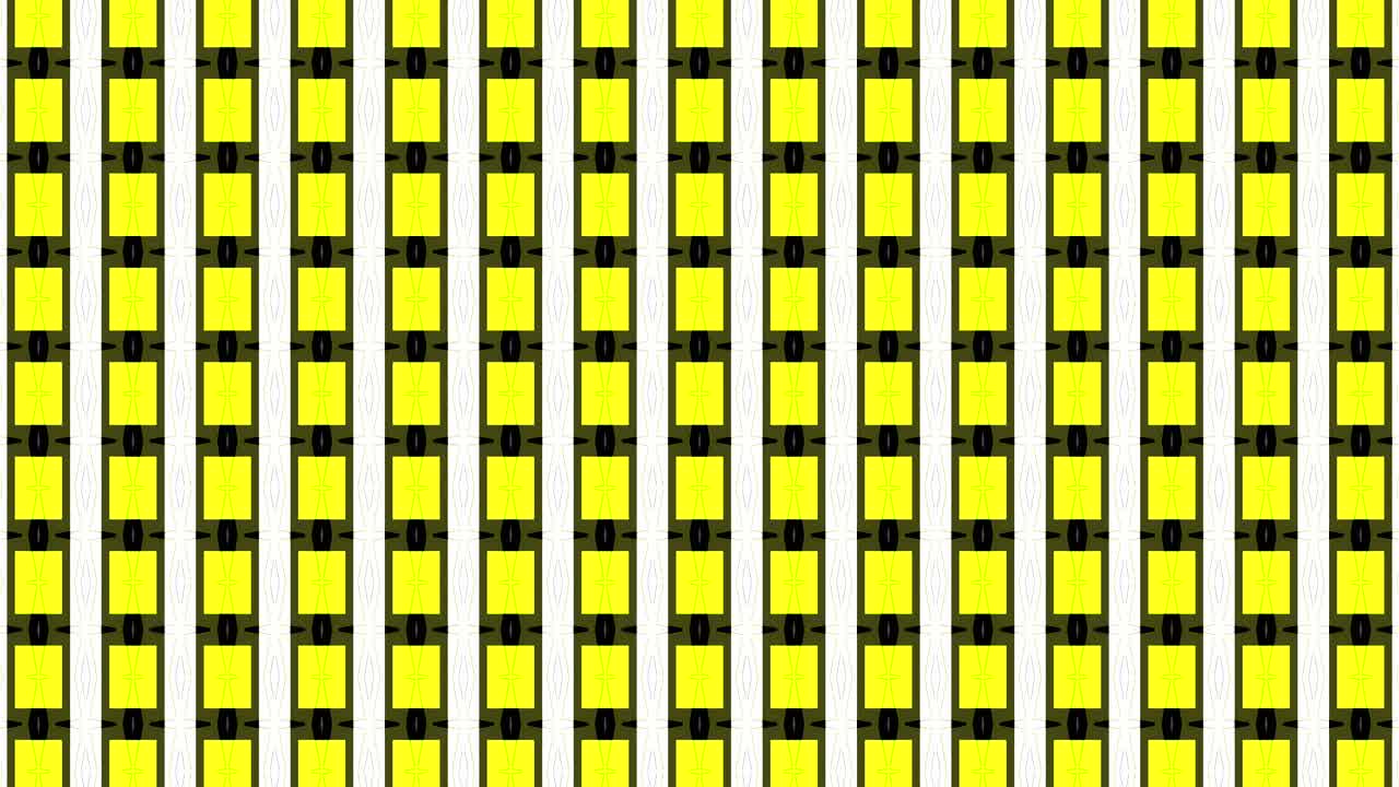 Two 2D graphic patterns that blend together to create multicolored effects.