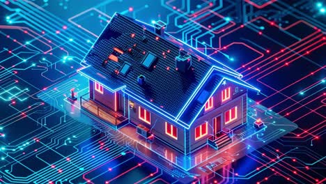 smart home technology concept