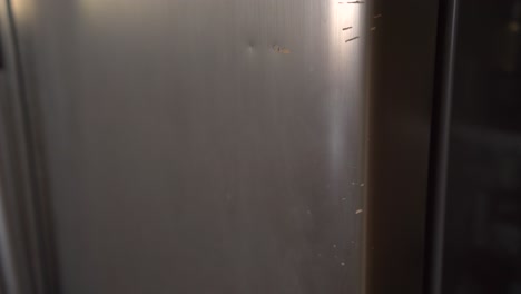 Scratched-and-damaged-refrigerator-door