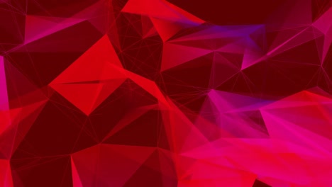 redes de plexo contra un fondo rojo