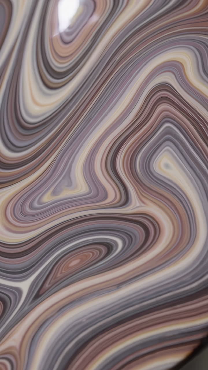 Abstract Swirling Marble Pattern in Earth Tones