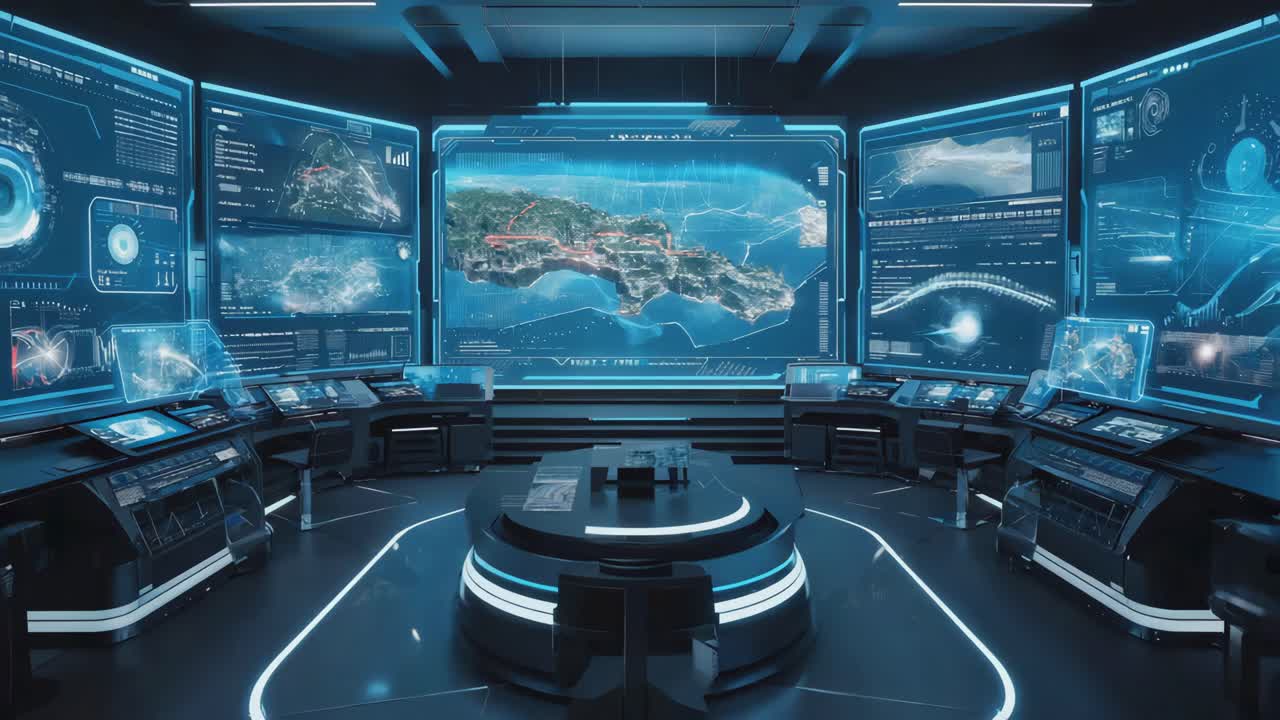A Futuristic Control Room