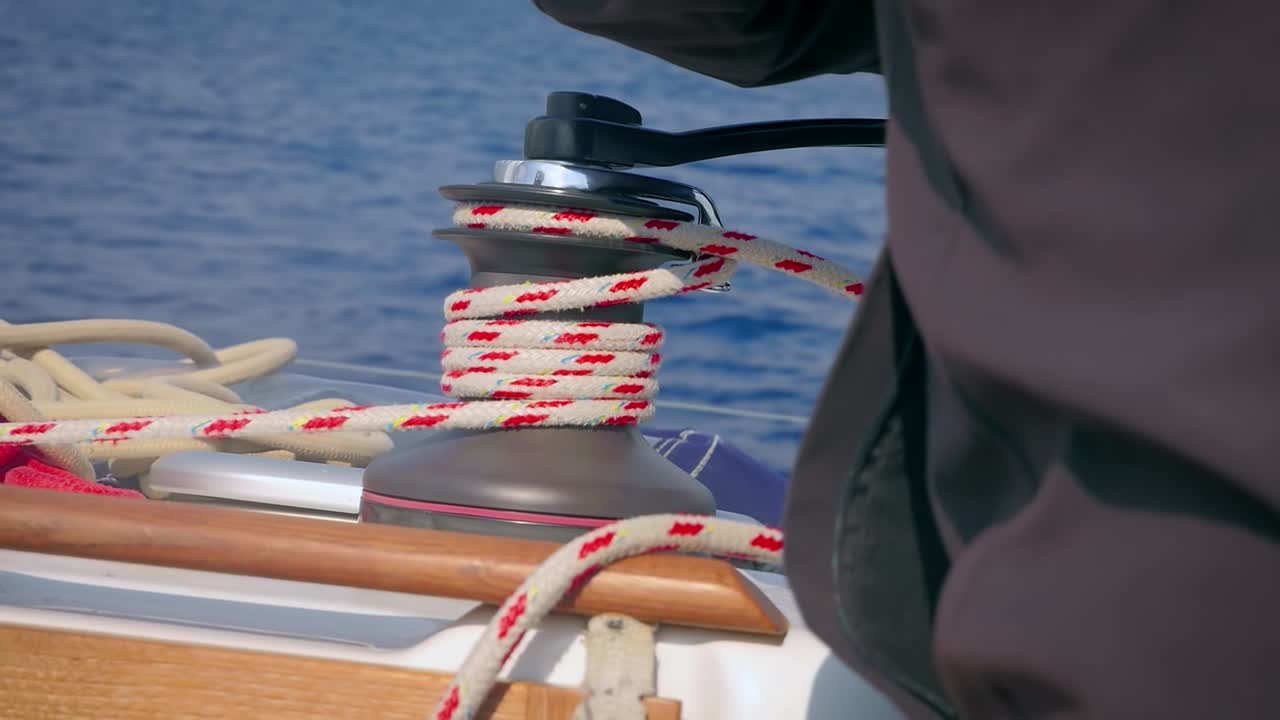 선박 계류를 위해 선원 회전 해양 철 윈치