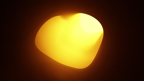 Illuminating-contrasts-close-up-of-vibrant-yellow-light-source