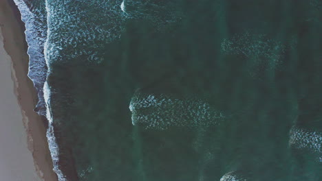 aerial view of a coastal scene